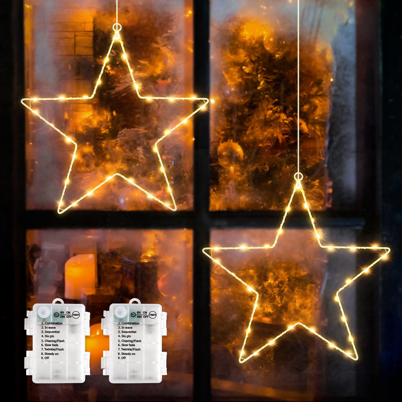 Salcar LED Stern LED Fensterdeko SternLED günstig online kaufen