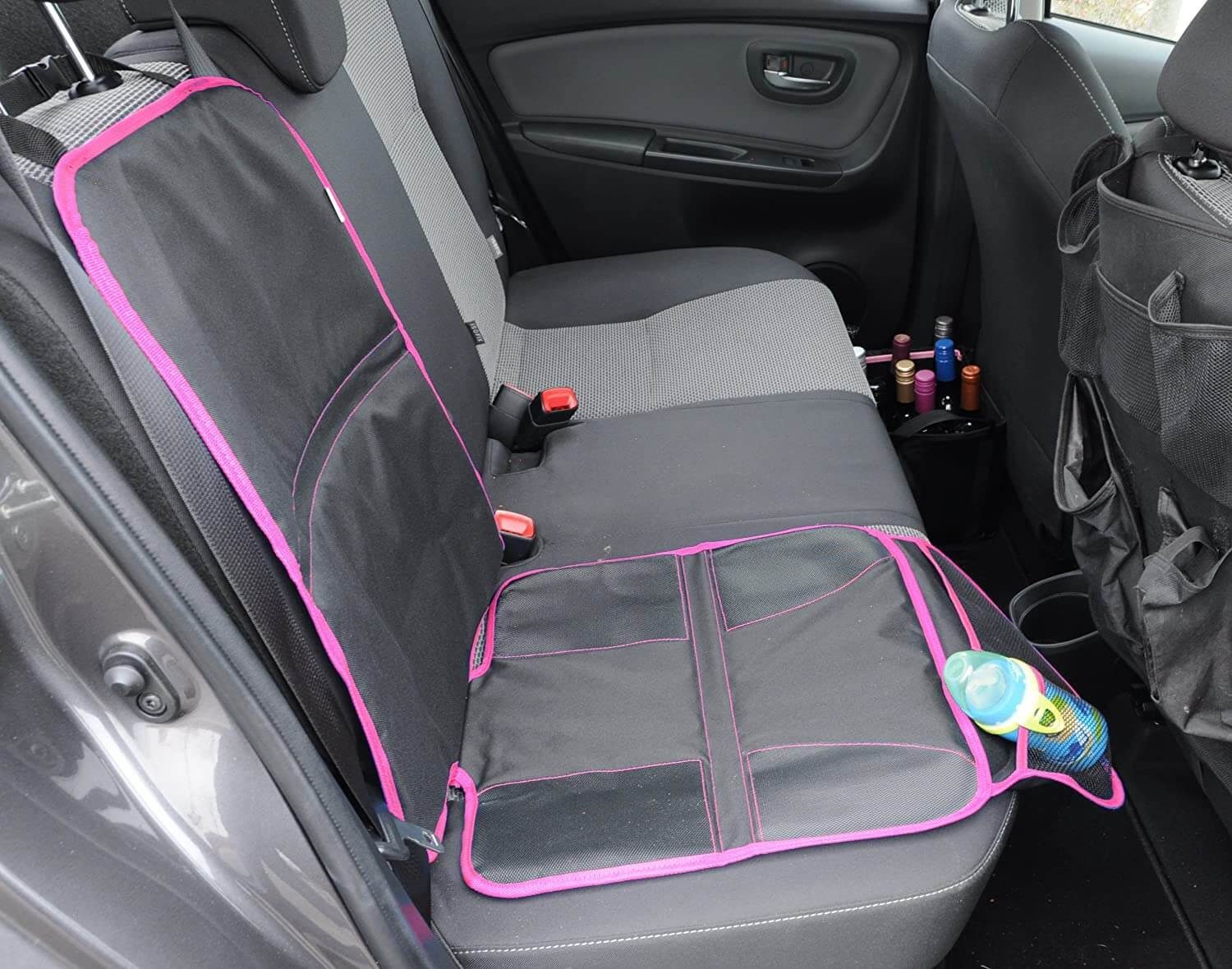 Sitzschutz Sitzschoner, Wasserabweisend Pink Sitzbezug säubern Kindersitzunterlage zu Wumbi Autokindersitz leicht