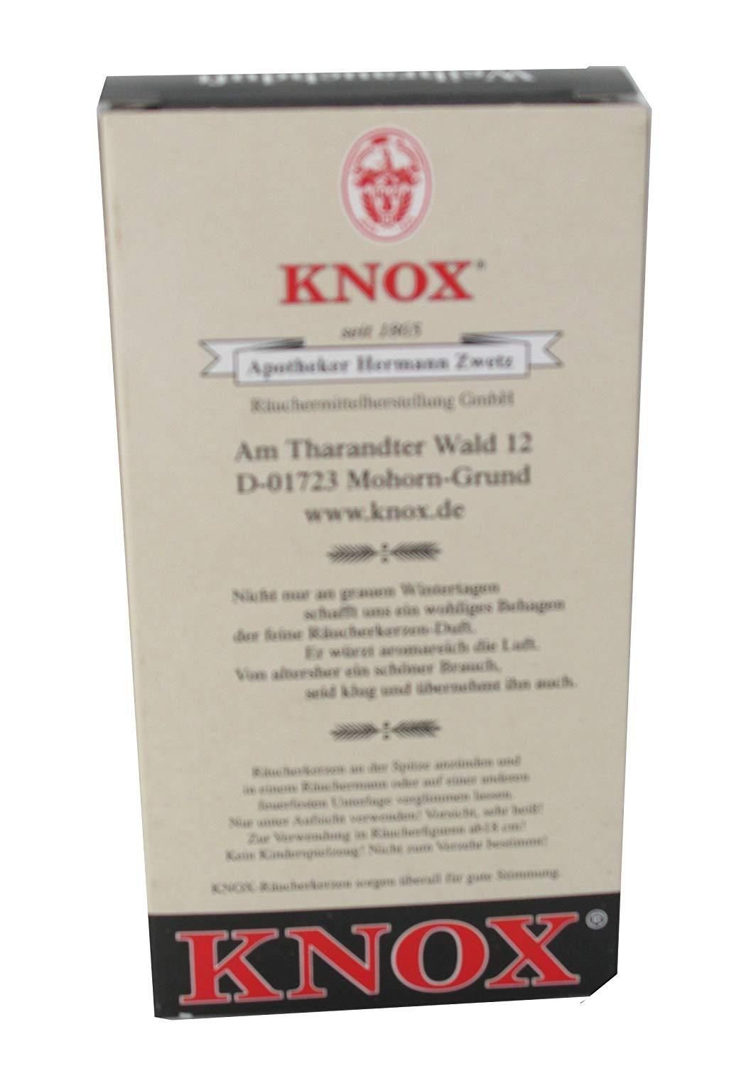 KNOX Räucherkerzen- 24er 4 Päckchen Packung Räuchermännchen - Glühwein