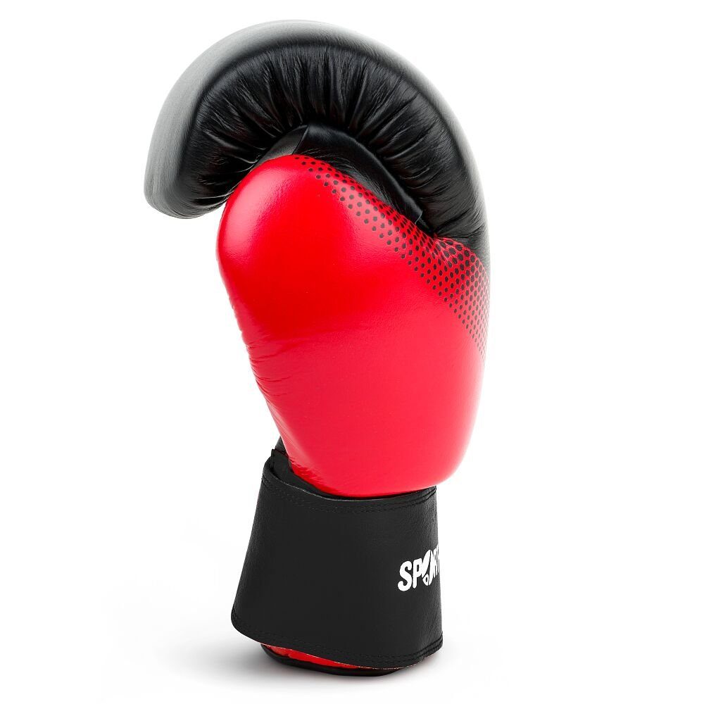 Hochwertige oz., Sport-Thieme Boxhandschuhe Schwarz-Rot 8 Boxhandhandschuhe für Trainingszwecke Sparring, Boxhandschuhe