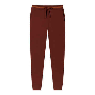 Schiesser Homewearhose Lounge Hose mit bequemen Rippbündchen