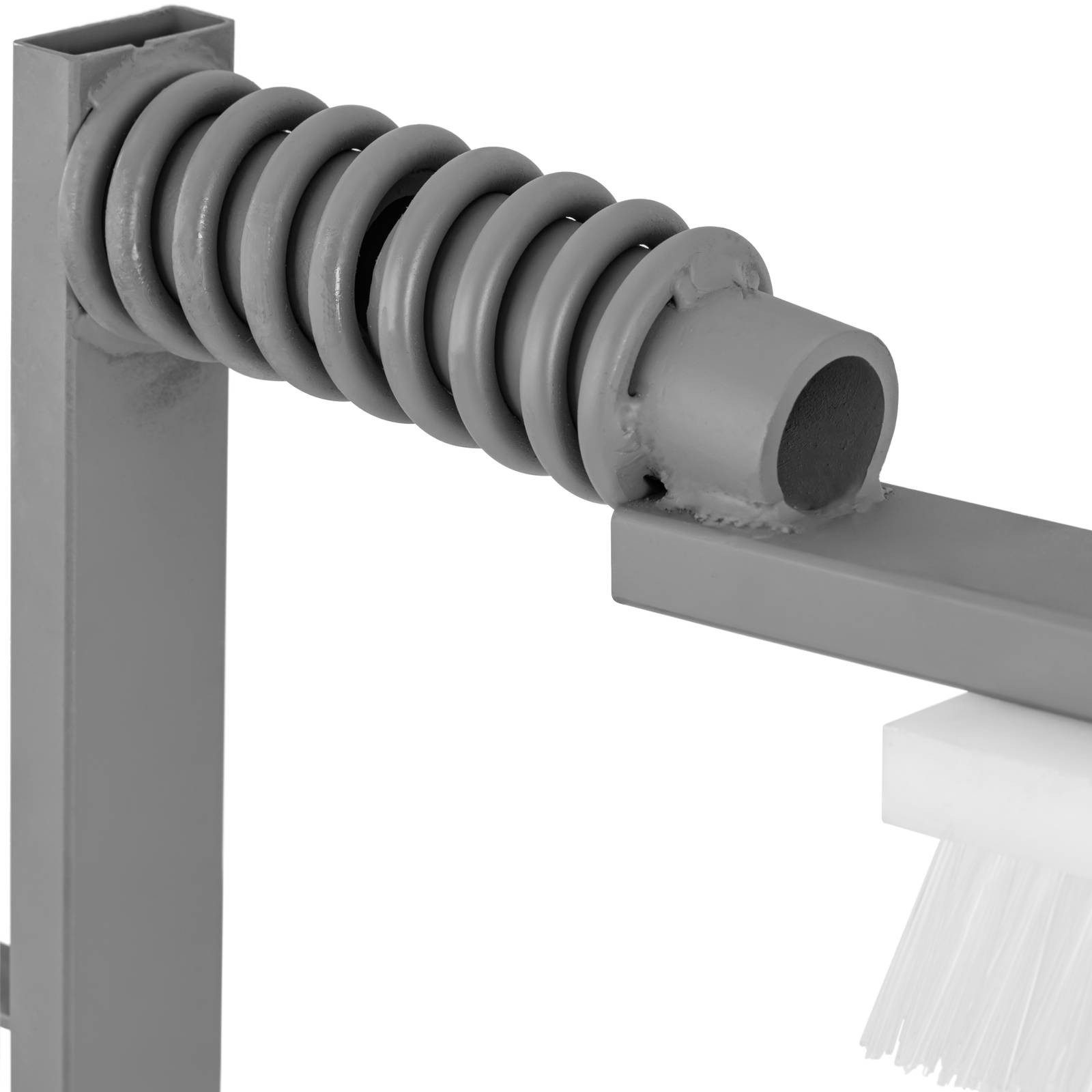 Wiesenfield Pferdebürste Kuhbürste 2 Köpfe zu je 50 x 10 cm mit Feder Viehbürste Rinderbürste