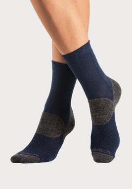 Bench. Wandersocken (2-Paar) Wollsocken aus flauschigem Material mit 36% Wolle