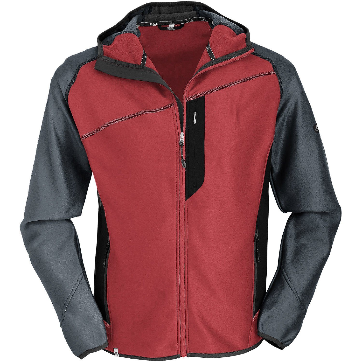 Funktionsjacke Stretchfleecejacke Taufstein II mit Kapuze