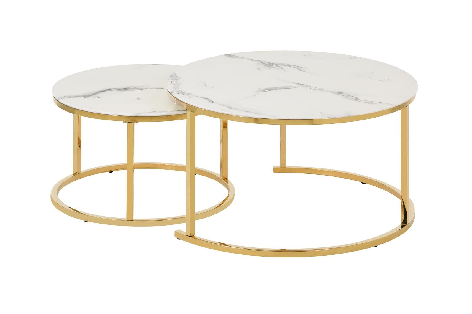 HOOZ Couchtisch Couchitsch 2er Set Rund günstig online kaufen