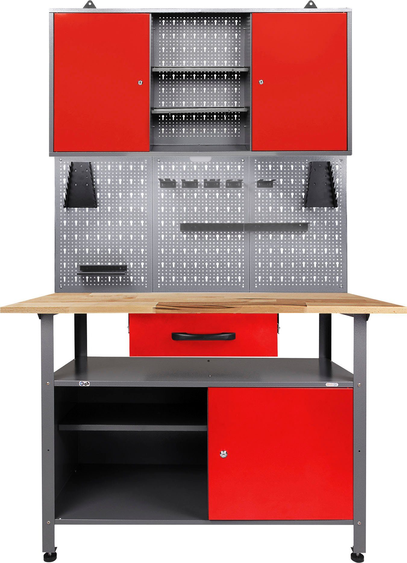 ONDIS24 Werkstatt-Set, 120 cm, mit LED