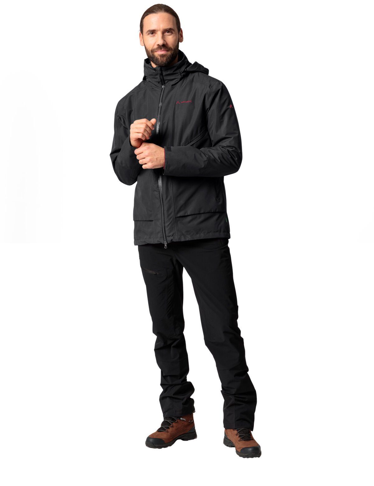 3in1 (2-St) Men's Elope black Doppeljacke Jacket VAUDE