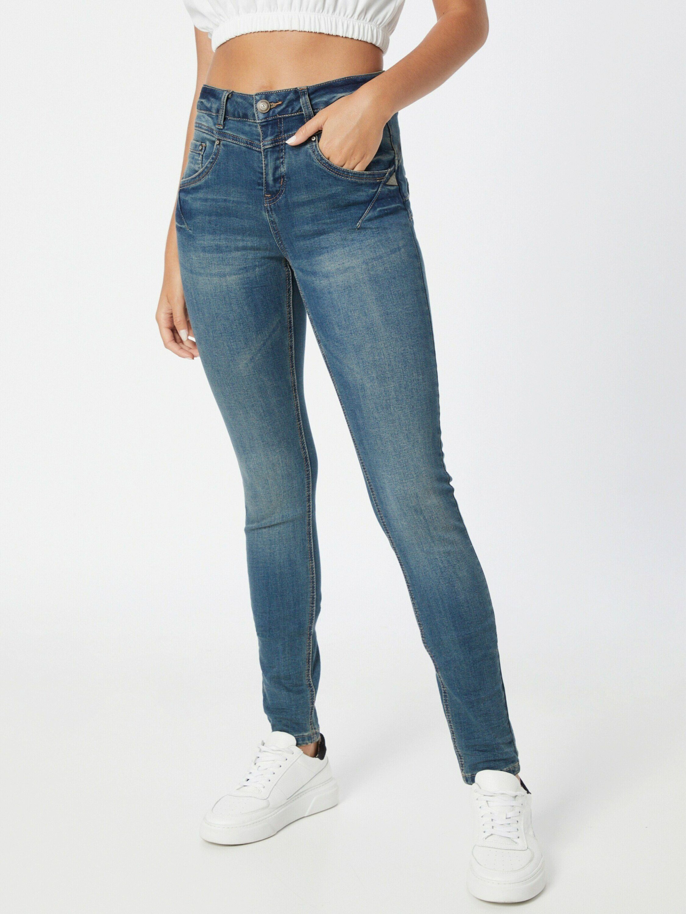 Damen Jeans Cream Skinny-fit-Jeans (1-tlg)