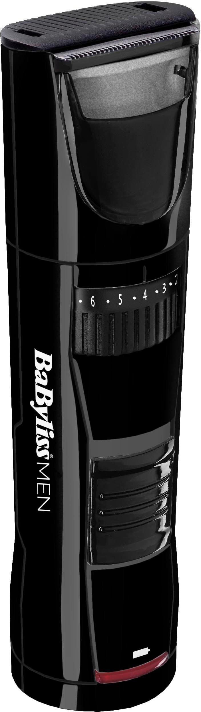 BaByliss Bartschneider T811E MEN Beard Trim, mit Stoppel-Sammler,  Gleichmäßiges, geradliniges Trimmen mit 40 Längeneinstellungen: 1mm-20mm