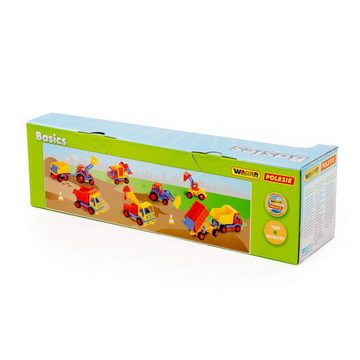 WADER QUALITY TOYS Spielzeug-LKW Basics Kipper mit Hänger (im Schaukarton)