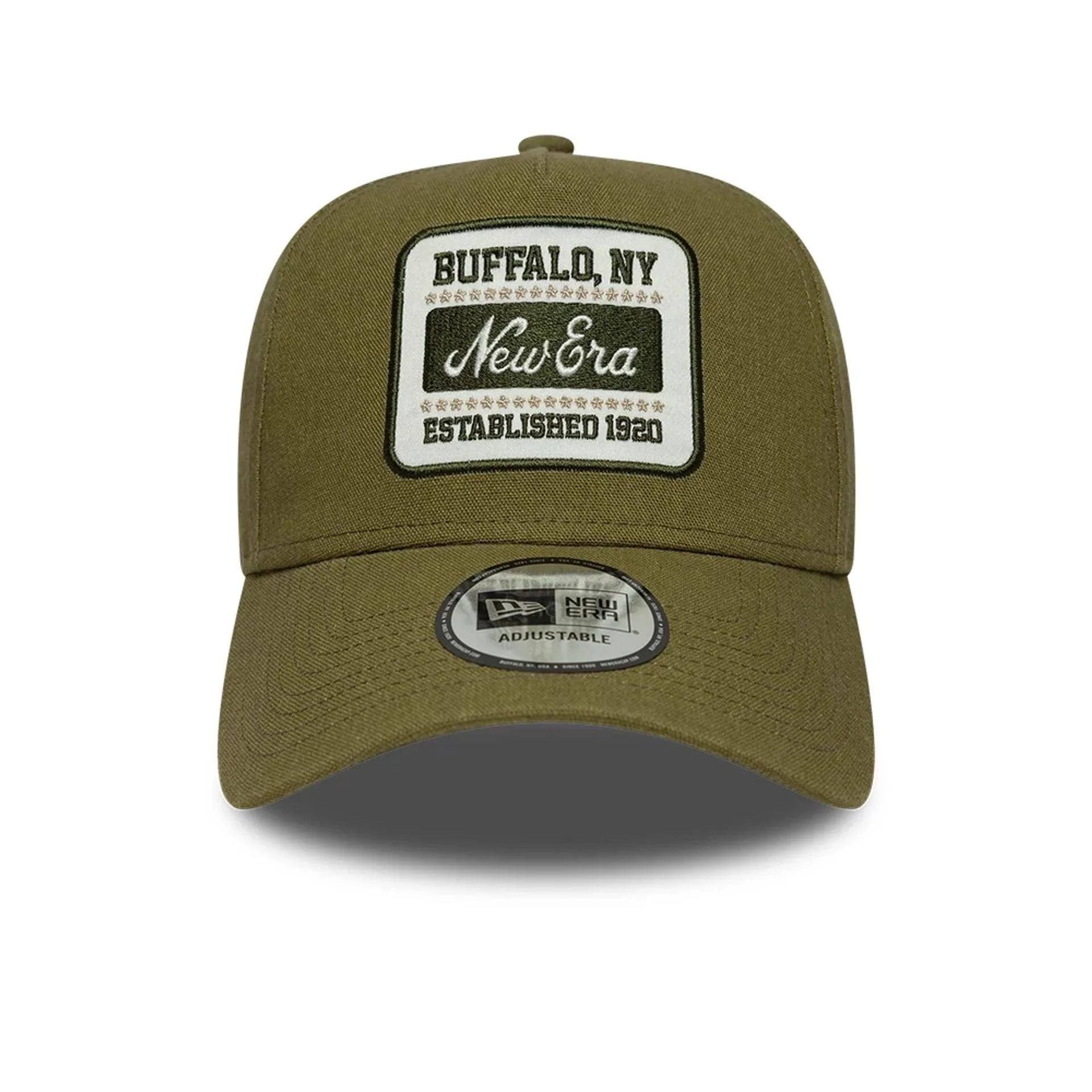 New Era Baseball Cap Cap New Era Eframe Newera (1-St) Dunkelgrüne Unterseite