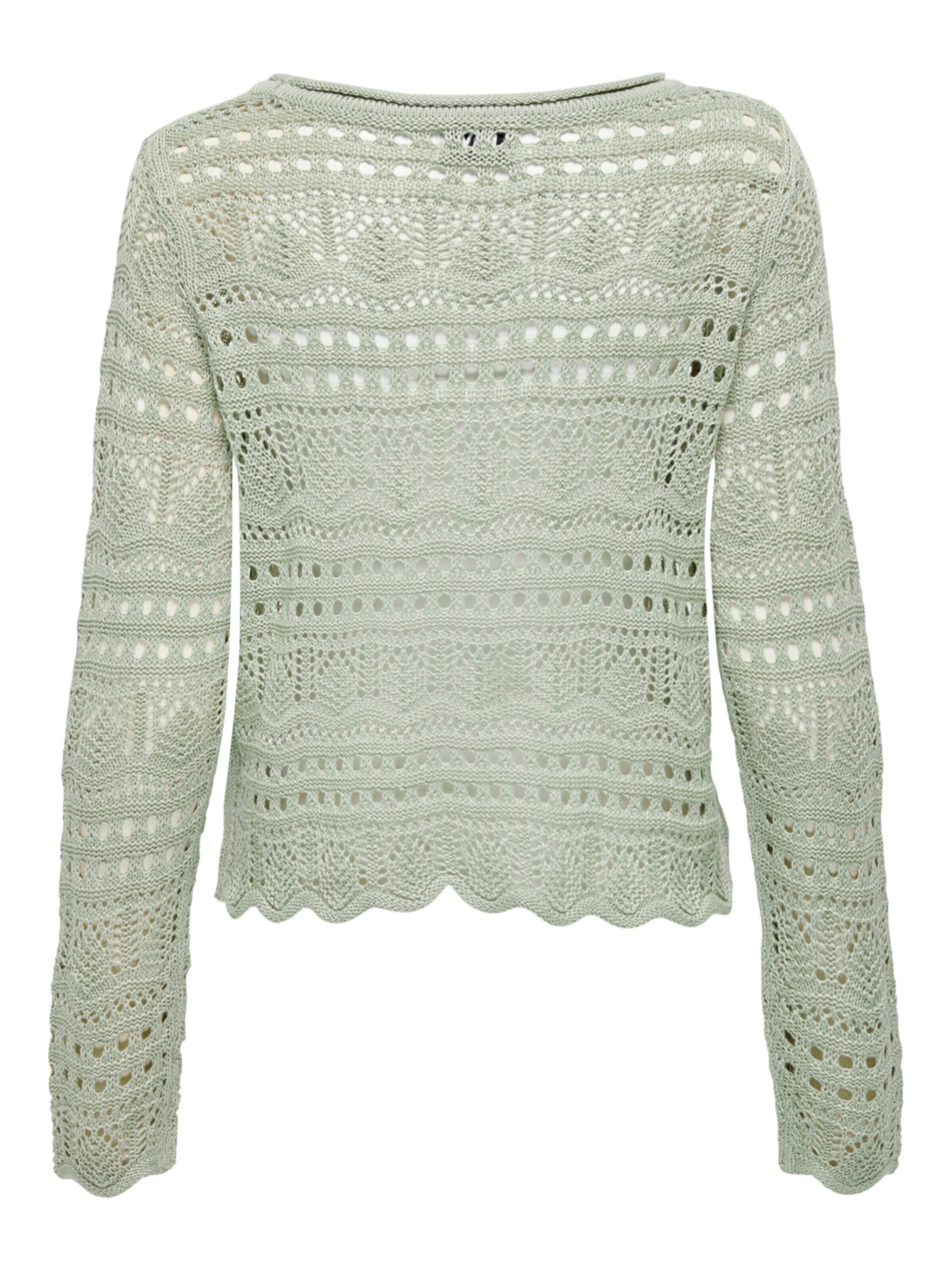 JDY Rundhalspullover Sun (1-tlg) Lochmuster günstig online kaufen