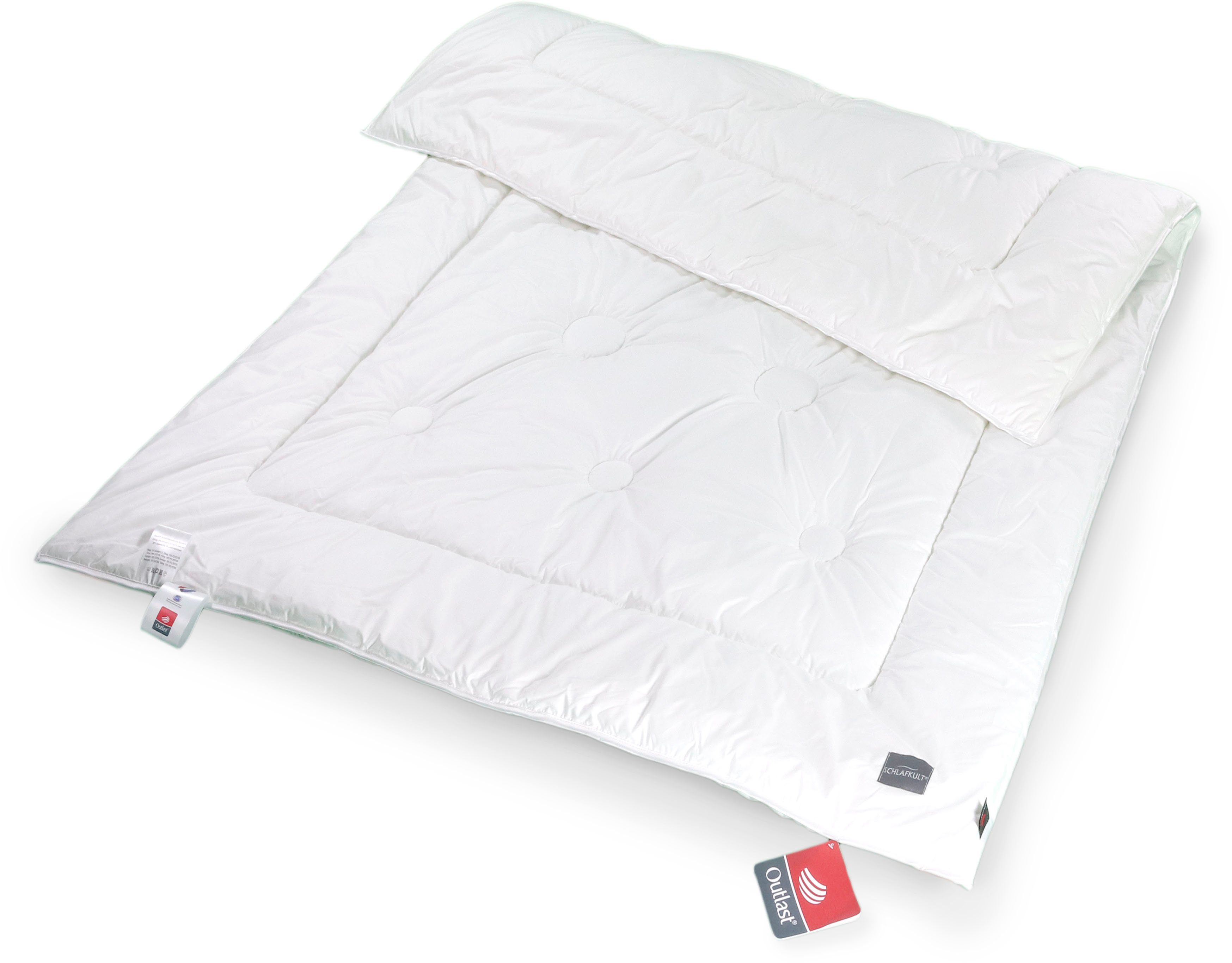 Stendebach Kunstfaserbettdecke Climacozy Bettdecke, Allergiker geeignet (Hausstauballergiker), Füllung: 100% Polyester, Bezug: 100% Baumwolle, Bettdecke in 135x200 oder 155x220 cm, für Sommer oder Winter