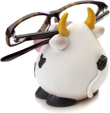 By Bers Dekoobjekt Kuh Bulle Brillenhalter f. Jung + Junggebliebene Brillenständer (ein wirklich aussergewöhnliches Geschenk und Designstück), wirklich witzig und süß