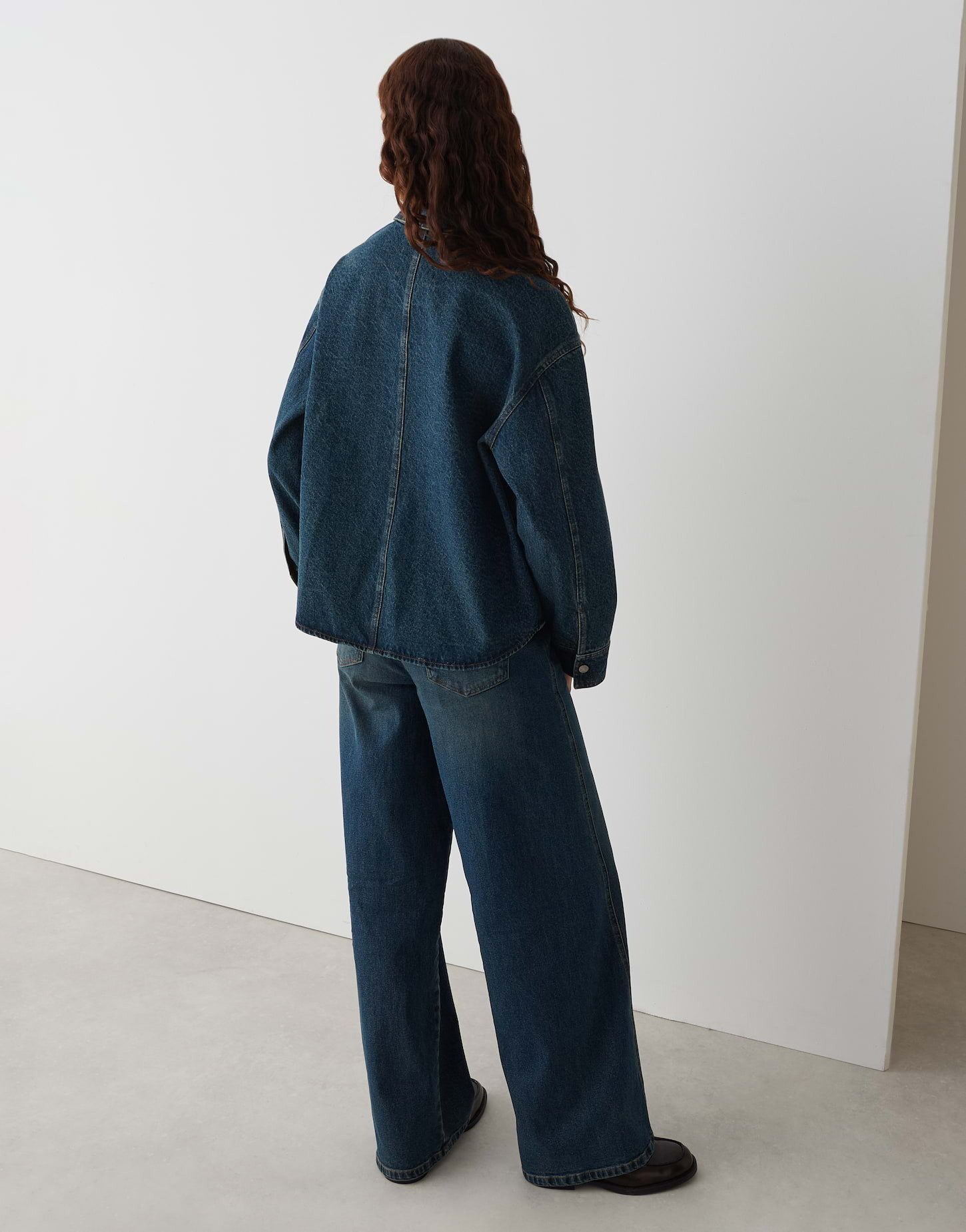 OPUS Jeansblazer JASPA mit Corddetails überschnittene Schulter mit Langarm, aufgesetzte Taschen vorne