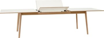 Hammel Furniture Esstisch Basic Avion mit schnell Butterflyauszug ausziehbar, 220(310)x100 cm, Melamin / Massivholz, stabiler dänische Design Tisch