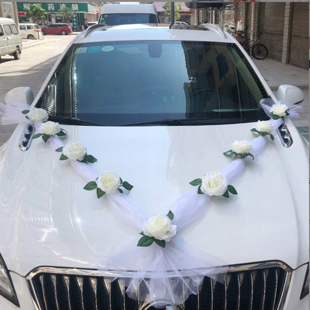 Kunstblume Wedding Girlande Autodeko Hochzeitsdeko, Coonoor günstig online kaufen
