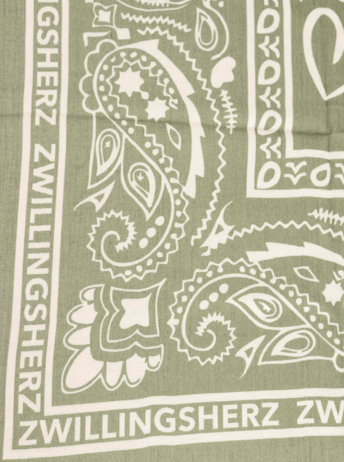 Zwillingsherz Modetuch "Paisley Pattern", Paisley Muster, Fransenabschlüsse rundum, leichtes Material