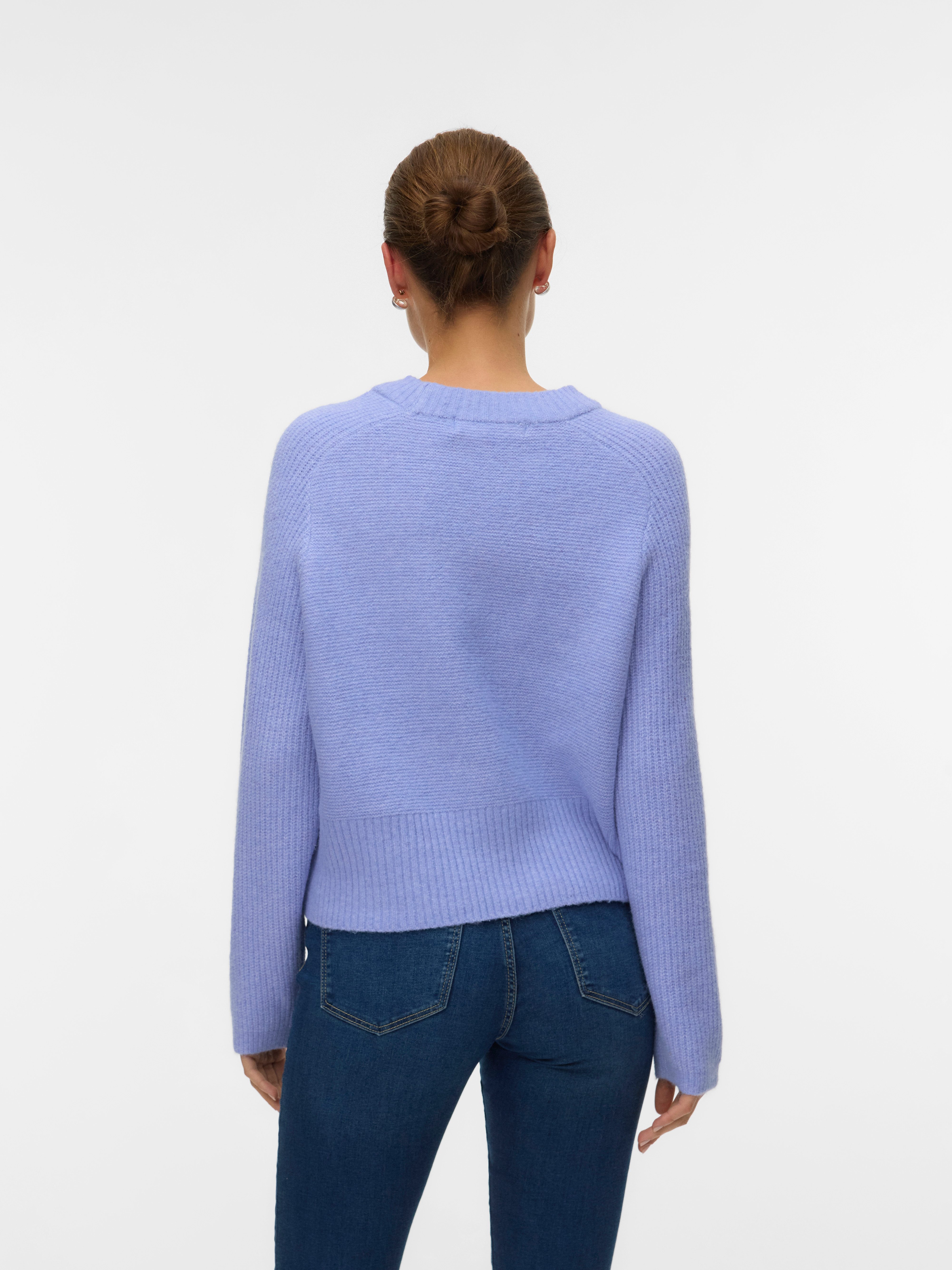 Vero Moda Strickpullover VMBANG LS O-NECK PULLOVER BOO