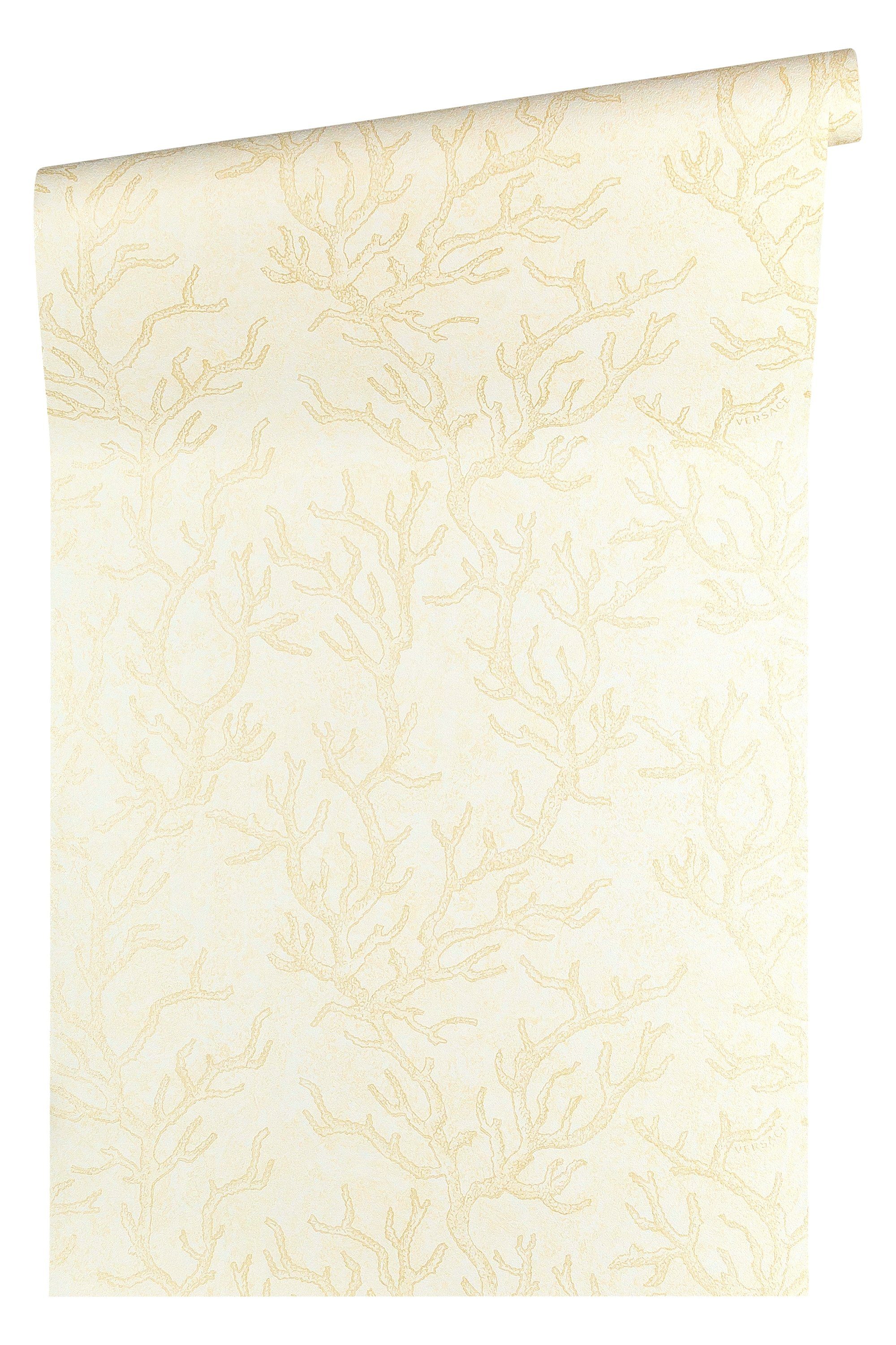 Versace Vliestapete Versace wallpaper Versace 3, Design Tapete, beige, gold 344971