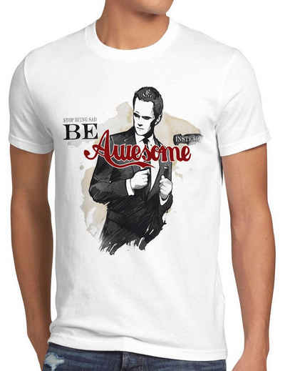 style3 Print-Shirt Herren T-Shirt Awesome HOW I MET YOUR MOTHER Neil Patrick Harris sitcom Barney