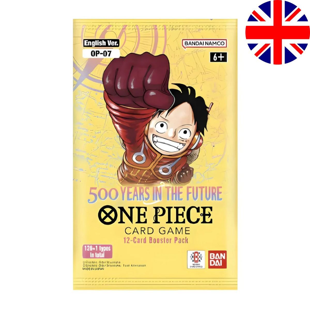 Sammelkarte One Piece Card Game OP07 500 Years in the Future Booster Englisch