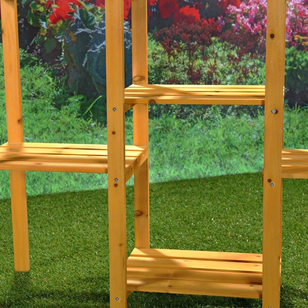 Feel2Home Blumenständer Blumentreppe Blumenregal Blumenpodest Pflanzregal Regal versch. Farben (1 St., Premium-Pflanzentreppe), Klassische Konstruktion