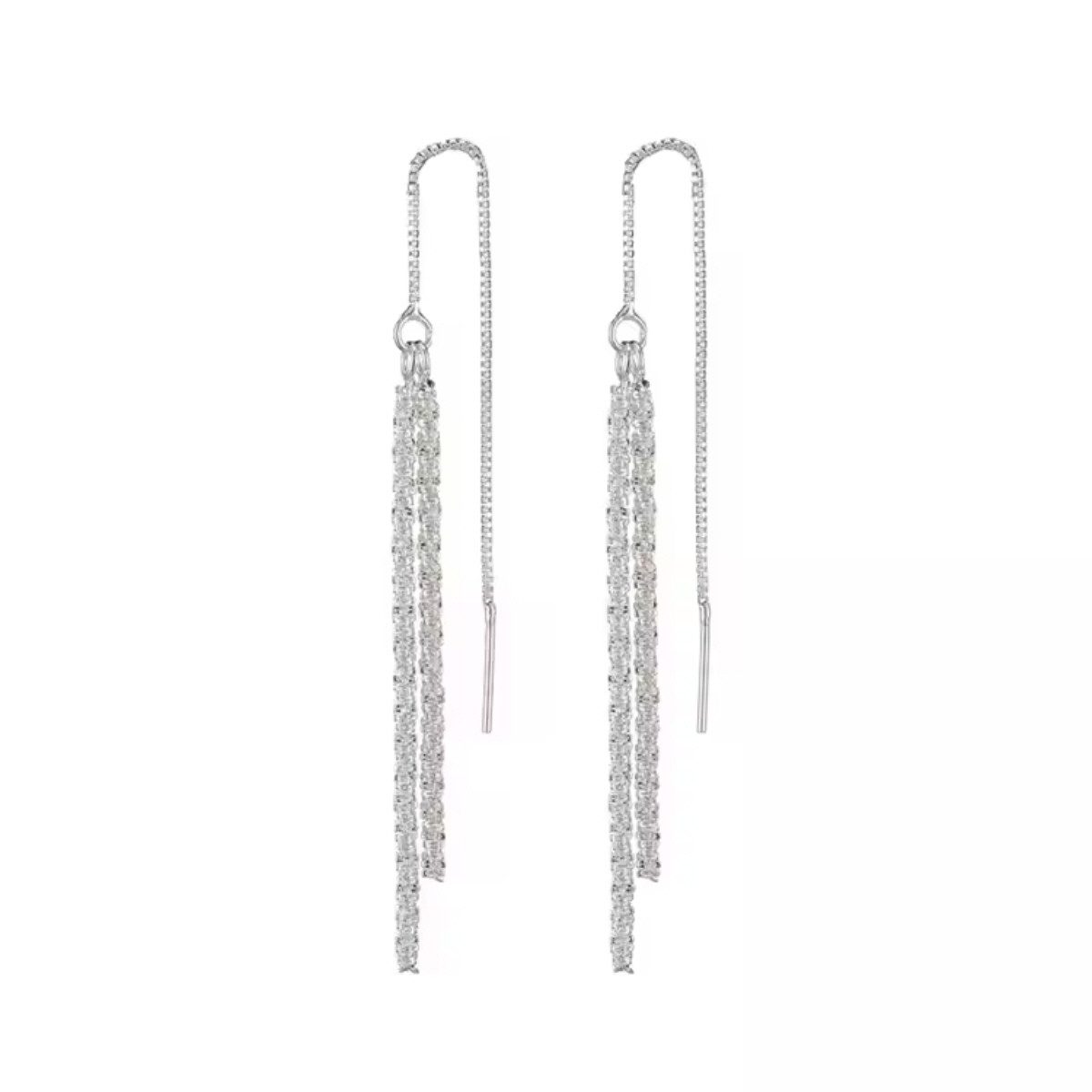 ELLAWIL Paar Ohrhänger Ohrschmuck lange Ohrhänger Damenohrringe Ohrstecker günstig online kaufen