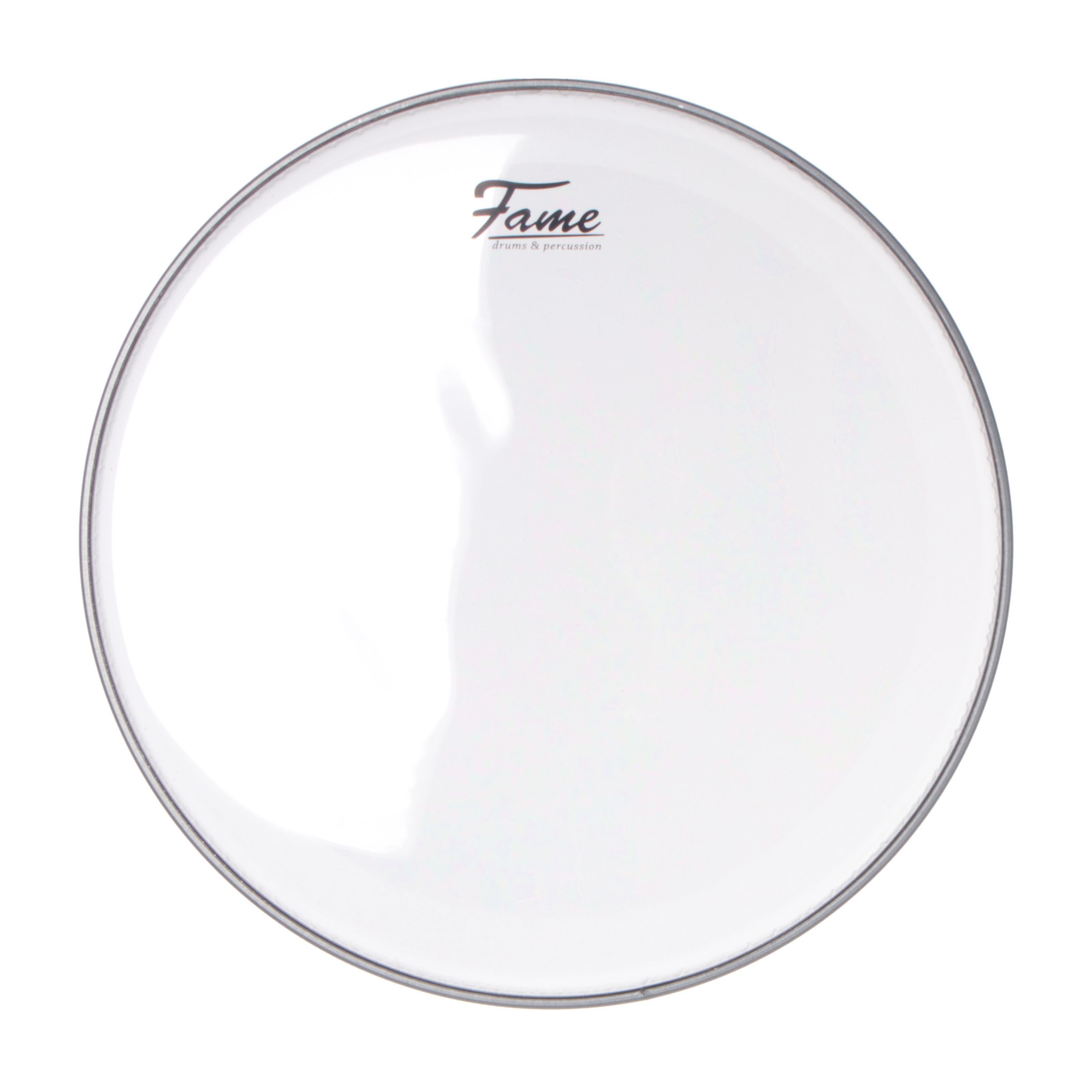 FAME TomTom,Classic A1 16" Clear Tom Batter/Reso Fell Einlagig Transparent Kunststoff Hohe Dynamikrange Stimmstabil Professioneller Sound", Felle, Tom Felle, Classic A1, 16" Tom Fell, Transparent