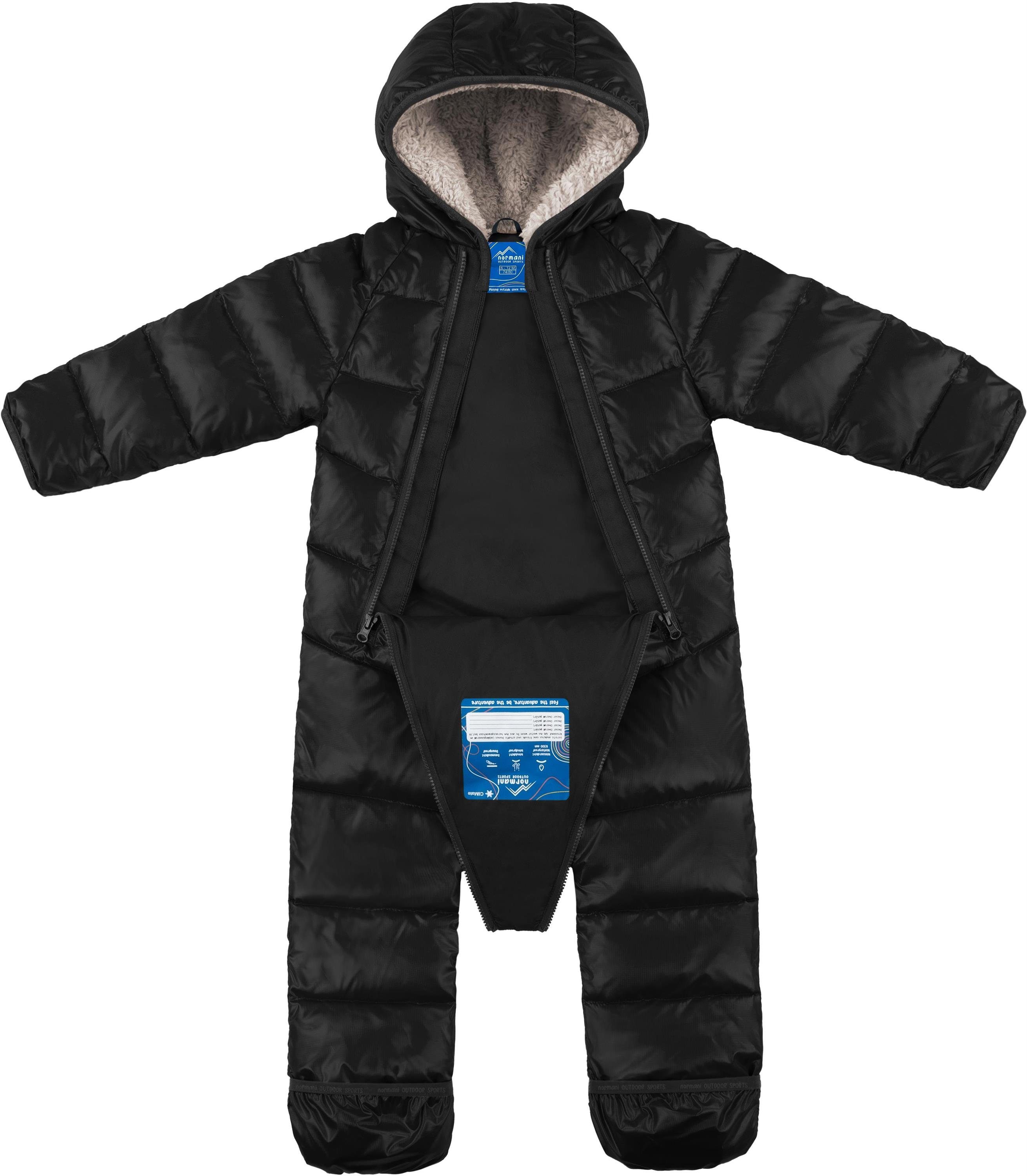 normani Fleeceoverall Kinder Daunen Overall Nayba Baby Daunenoverall Winteranzug Schneeanzug Jumpsuit Winter Daunenjacke