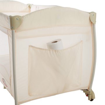 tectake Baby-Reisebett Elefant, Tragbar