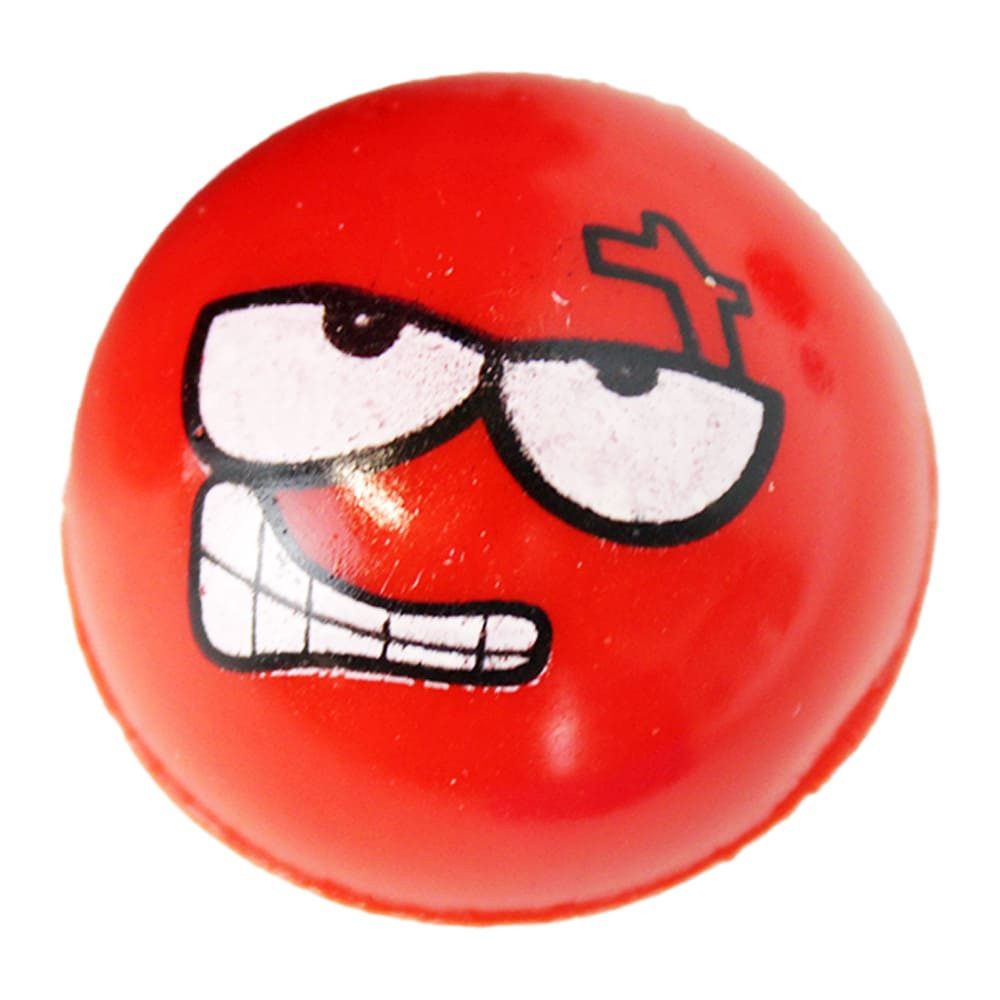 Krüger & Gregoriades Flummi 60er DoseFlummi Smiley "38mm" (60-St)