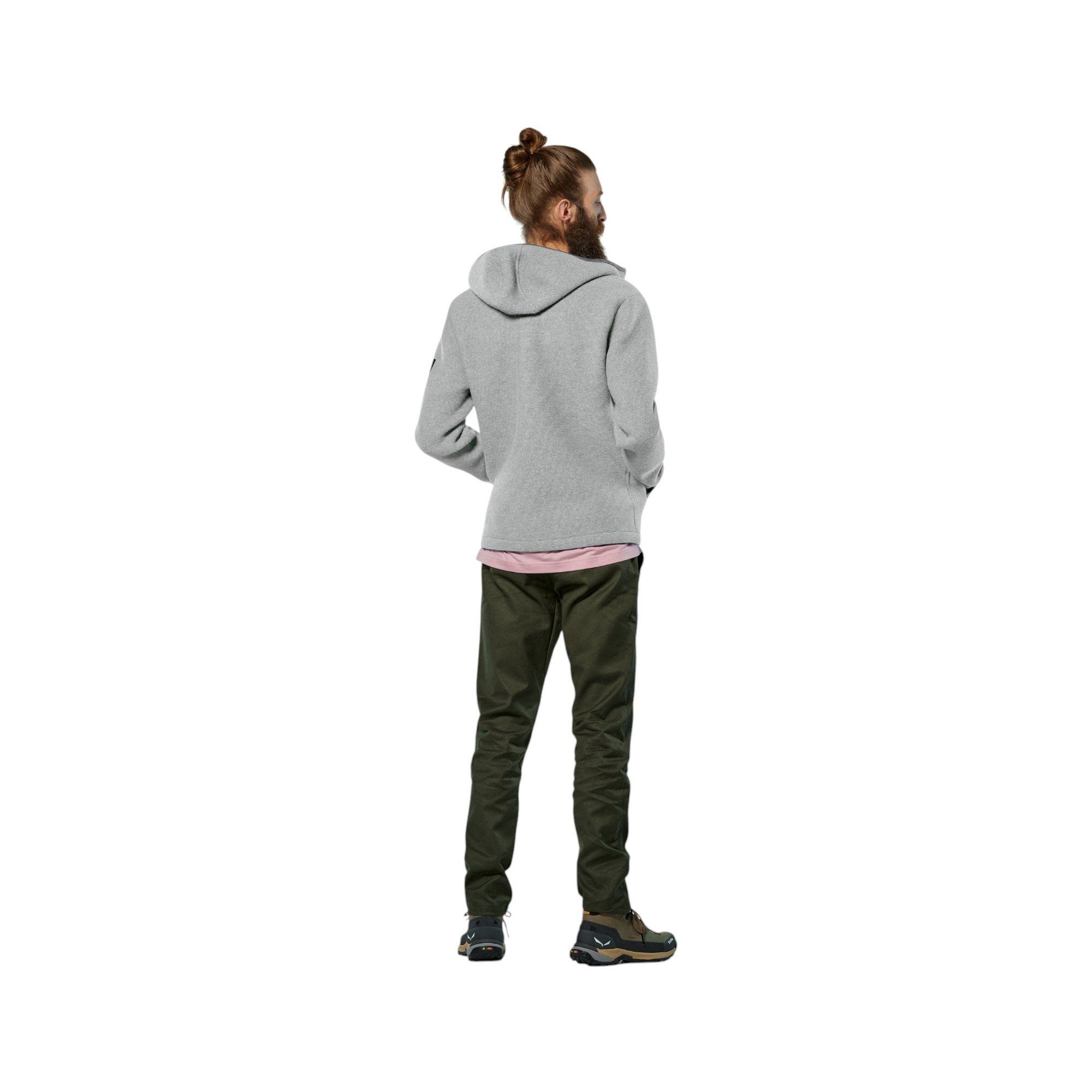 Salewa Fleecejacke Wolljacke Fanes Sarner Full-Zip (aus alpinem Wollstrick, warm)