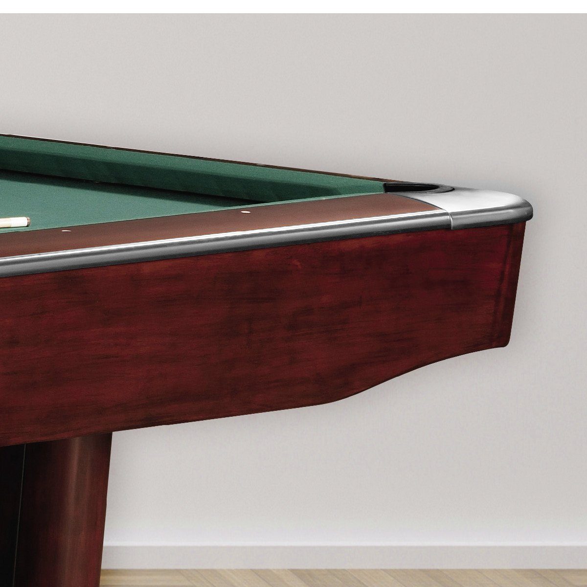 Billiard-Royal Billardtisch Spielfläche aus beliebter 8ft. Mahagoni, 3-teiliger Naturschieferplatte Billiard-Royal® Qualität), Gladiator massive Ausführung in (Hochwertige und