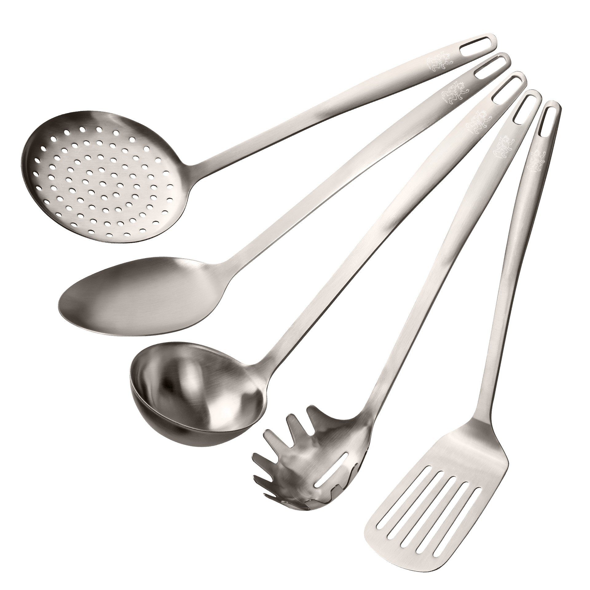 Stanley Rogers Kochbesteck-Set Edelstahl-Küchenhelfer, Premium Küchenset, Titanium-Beschichtung