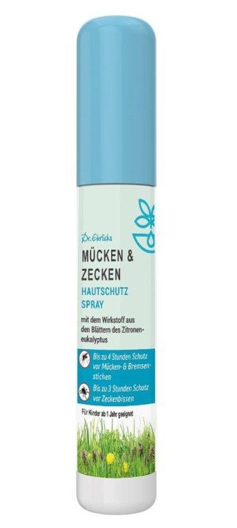 Dr. Ehrlichs Gesundkatalog. Insektenschutz-Spray Dr. Ehrlichs Mücken- & Zecken Hautschutzspray 100 ml, 100 ml Inhalt