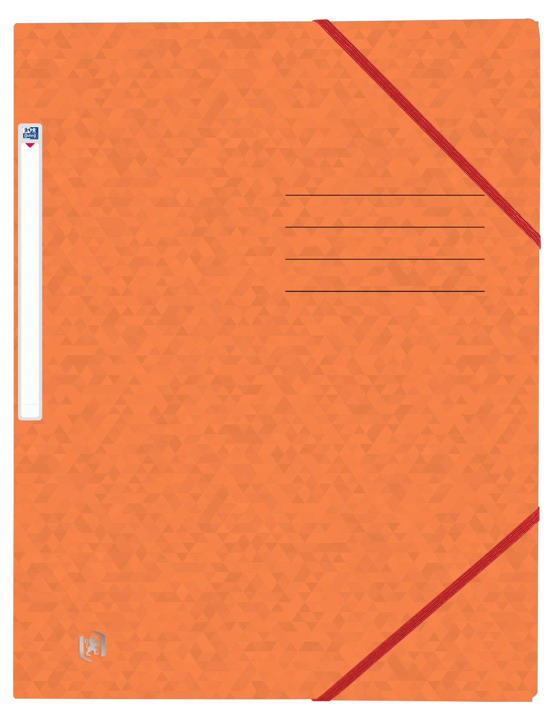 Organisationsmappe Eckspannmappe TOP FILE+ - A4, 390 g/qm, Karton, Gummizug, orange