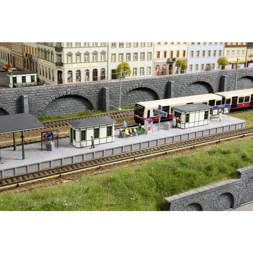 Modelleisenbahn-Set TT S-Bahn Bahnsteigausstattung