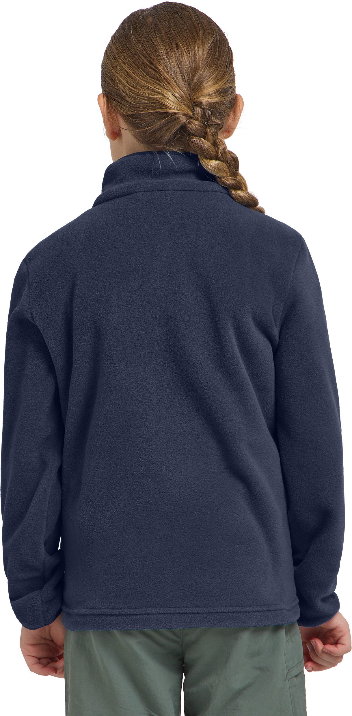 Jack Wolfskin Fleecejacke TAUNUS JACKET K hochschließender Kragen, mit Reißverschluss, atmungsaktiv, winddicht