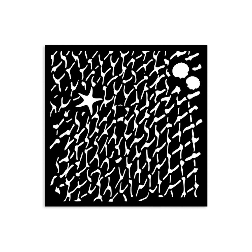 Stamperia Motivschablone Silent Sea - Net, 12 x 12 cm