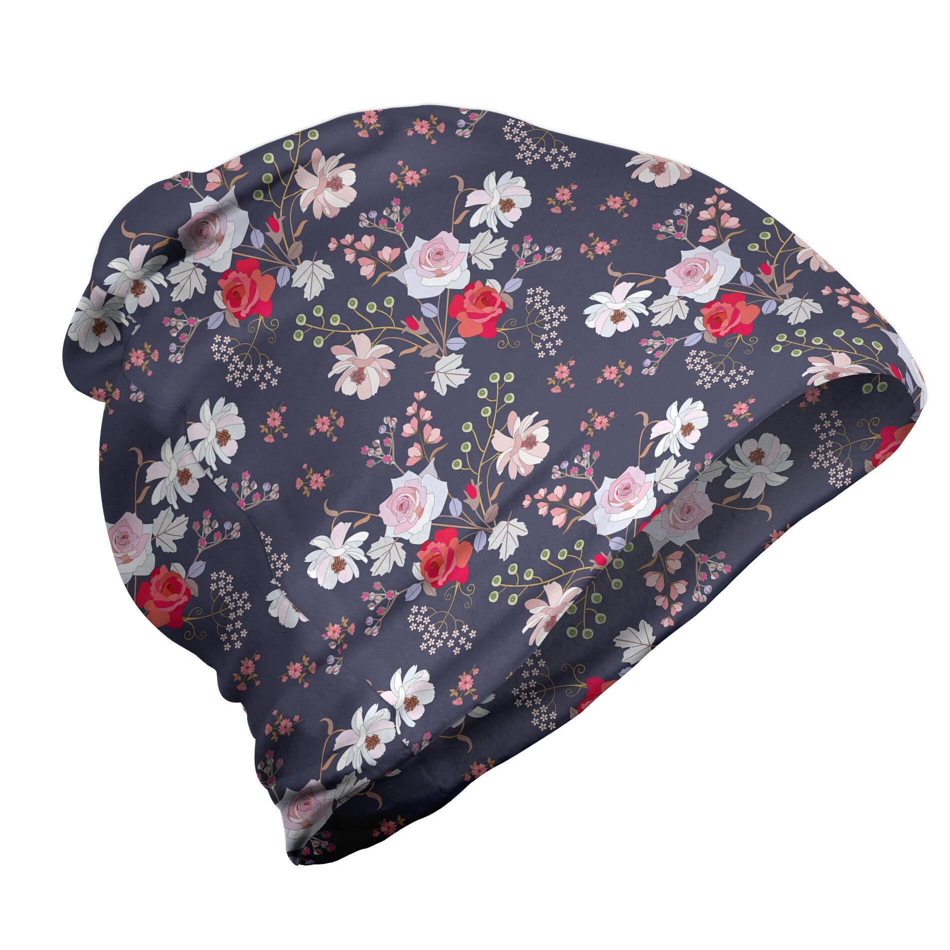 Abakuhaus Beanie Wandern im Freien Blumen Vintage Art-Blumen-Blumenstrauß