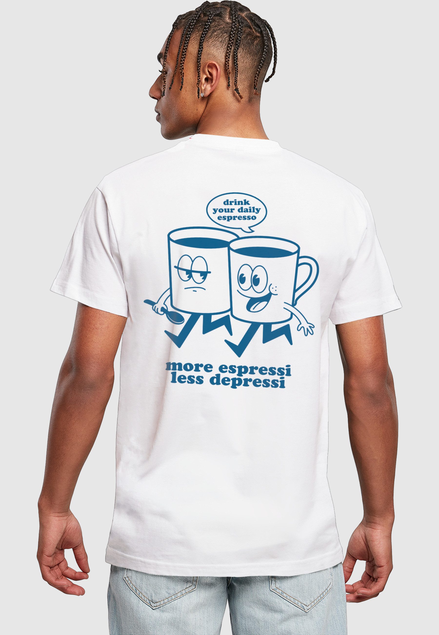 MisterTee T-Shirt MisterTee More Espressi Tee (1-tlg)