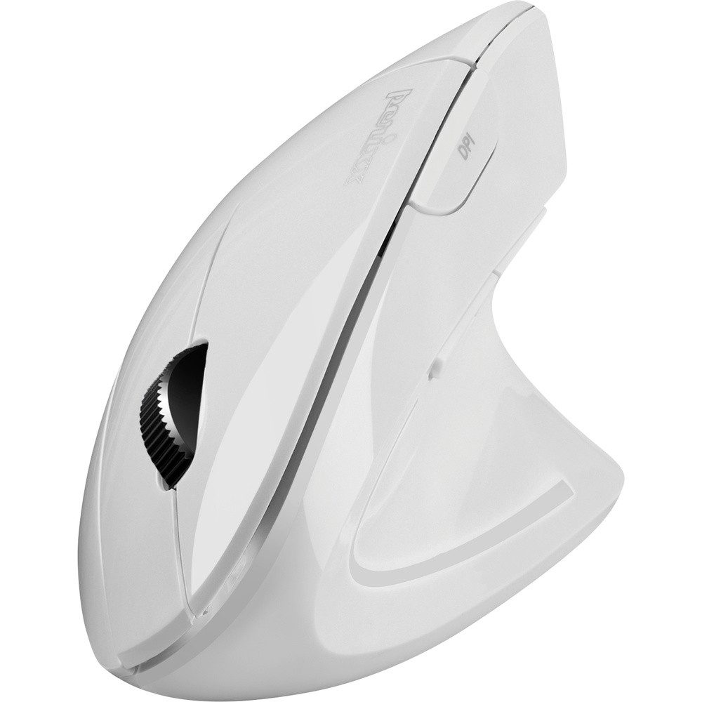 Perixx Perixx PERIMICE-813 W Ergonomische Maus Funk, Bluetooth® Weiß 800 Mäuse
