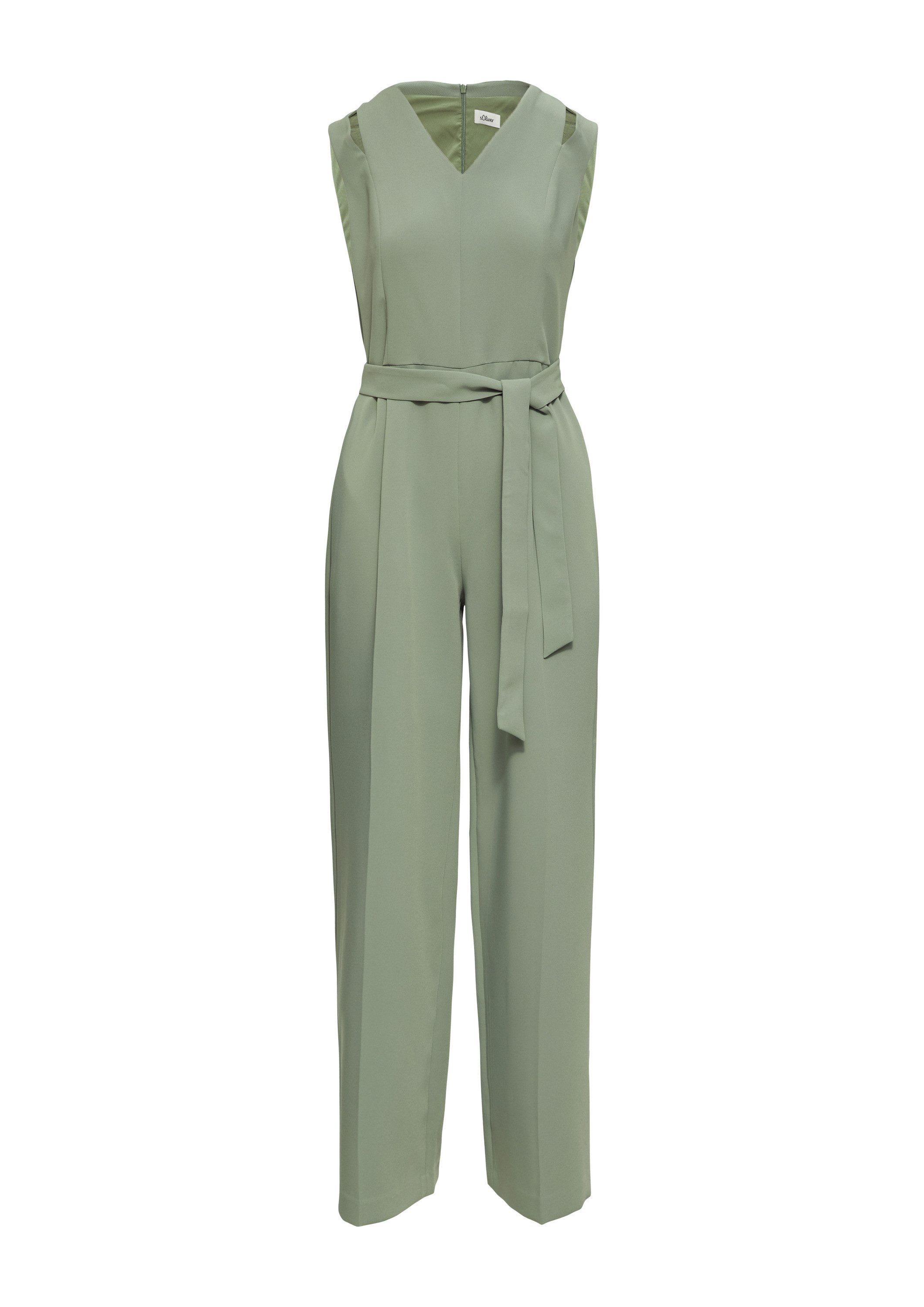 s.Oliver Jumpsuit Overall Twill-Jumpsuit mit Cut-Outs