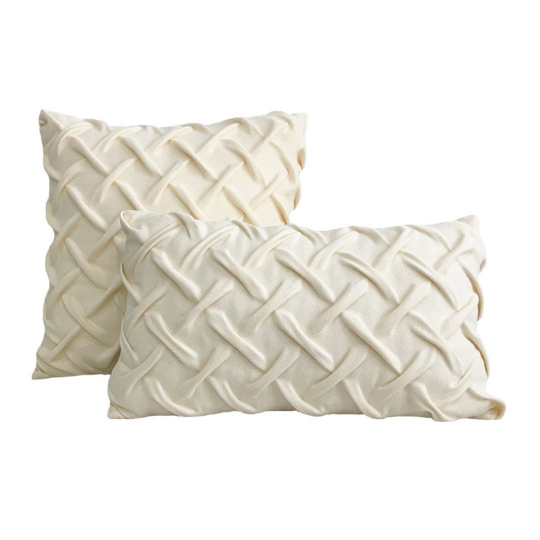 Interior by Hakito Dekokissen Design Kissenbezug inklusive Füllkissen Knote günstig online kaufen