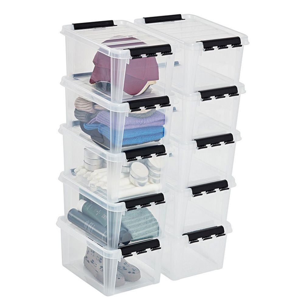 Orthex Aufbewahrungsbox SmartStore Aufbewahrungsbox Classic 7L mit Deckel 7 Liter 28 x 28 x 17 – Bild 3 von 5