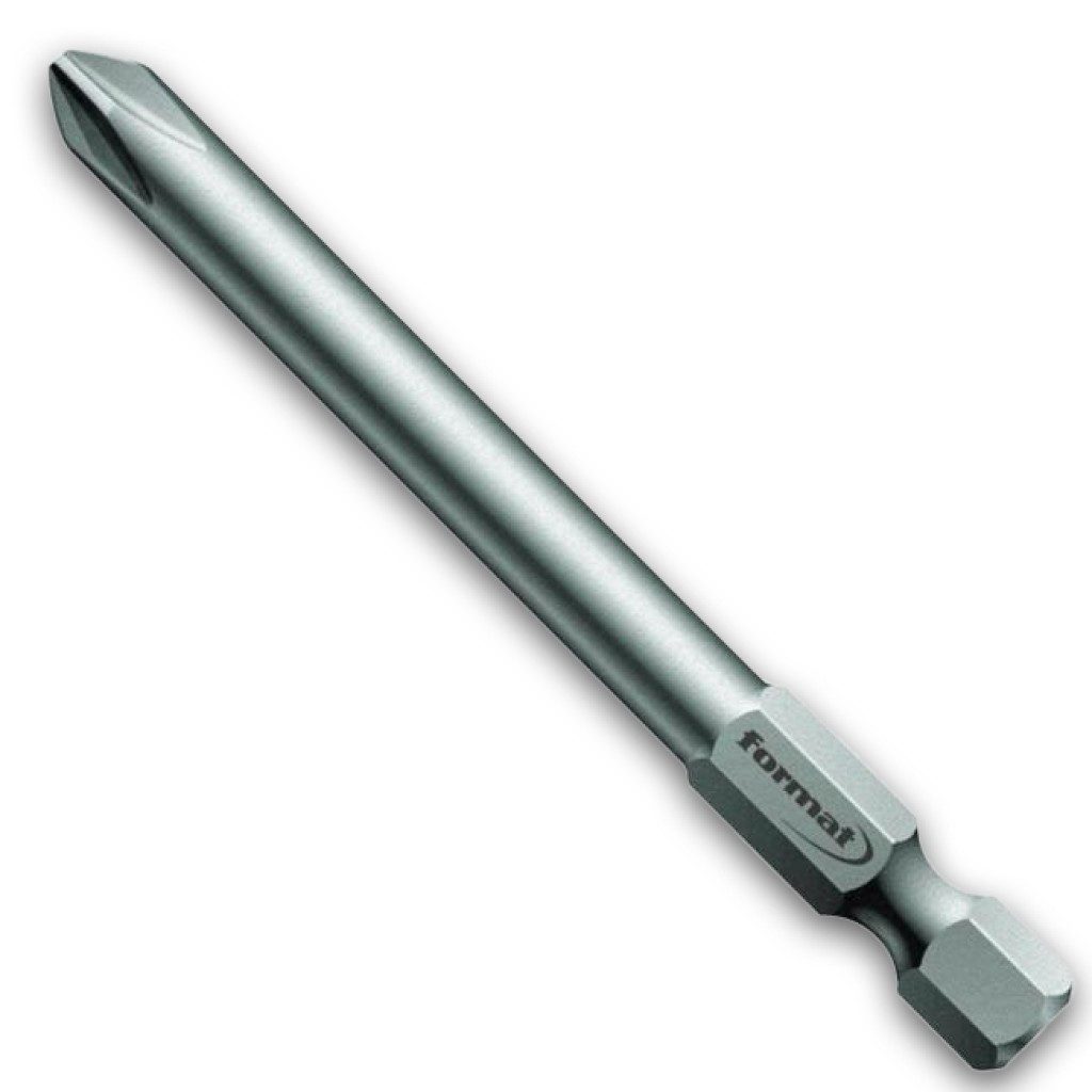 FORMAT Bit-Schraubendreher FORMAT Bit DIN 3126 E 6,3, Antrieb 1/4", zähhart PH 1 x 89 mm