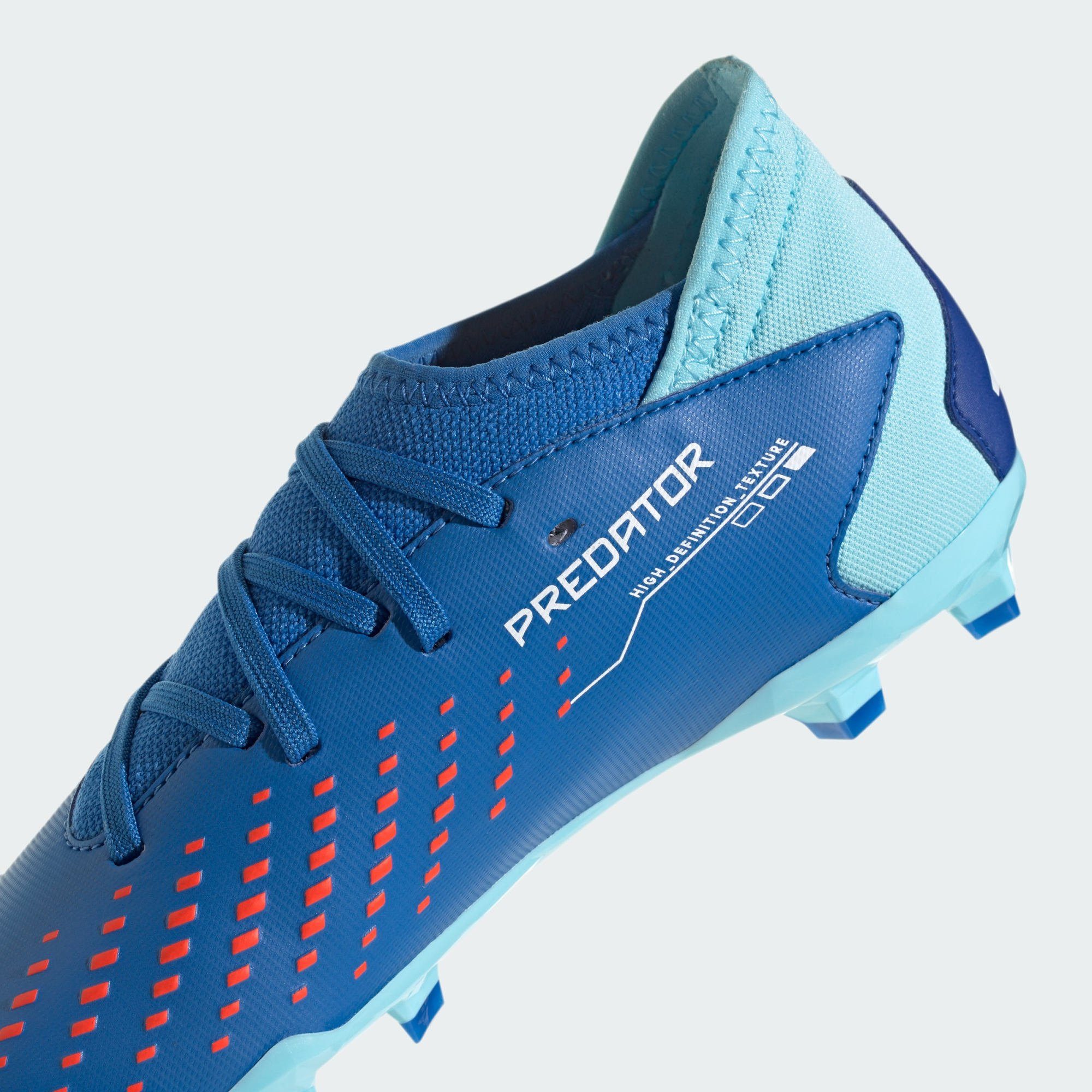 adidas Performance PREDATOR ACCURACY.3 FG White Royal Fußballschuh / Blue Bright / Bliss Cloud FUSSBALLSCHUH