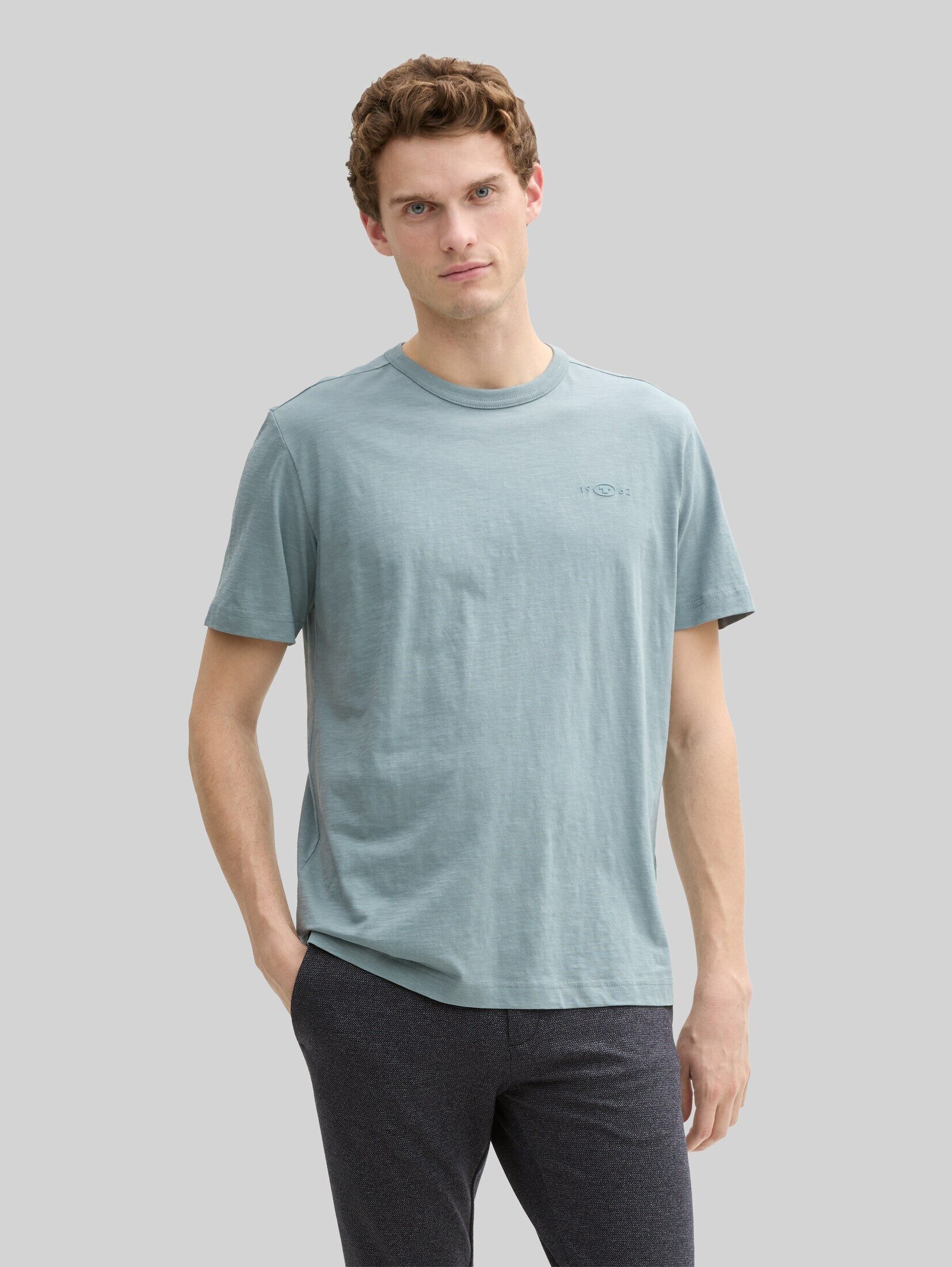 TOM TAILOR T-Shirt T-Shirt (im Einserpack) Basic T-Shirt aus Baumwolle
