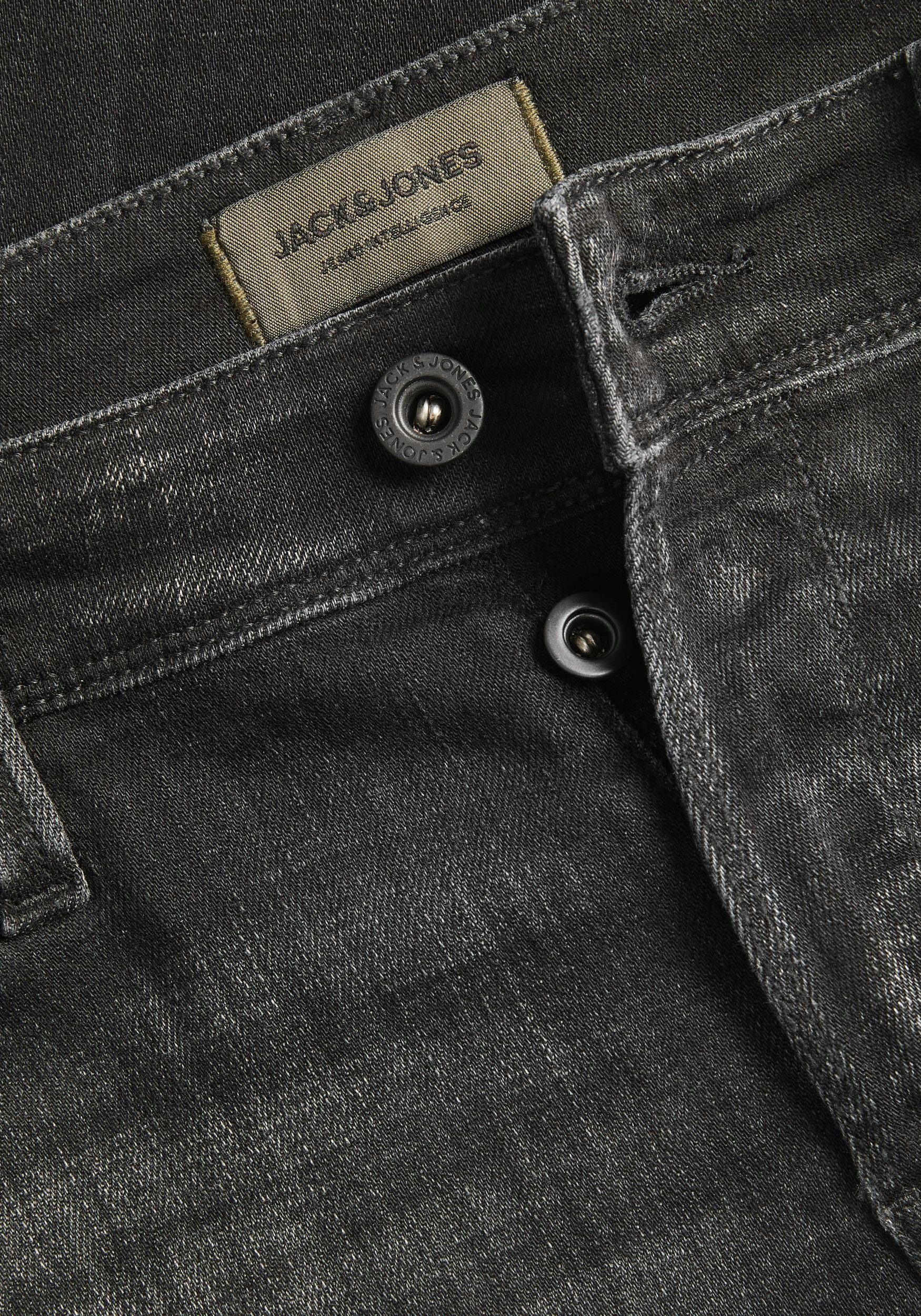 black-denim Jack Jones Glenn Slim-fit-Jeans &